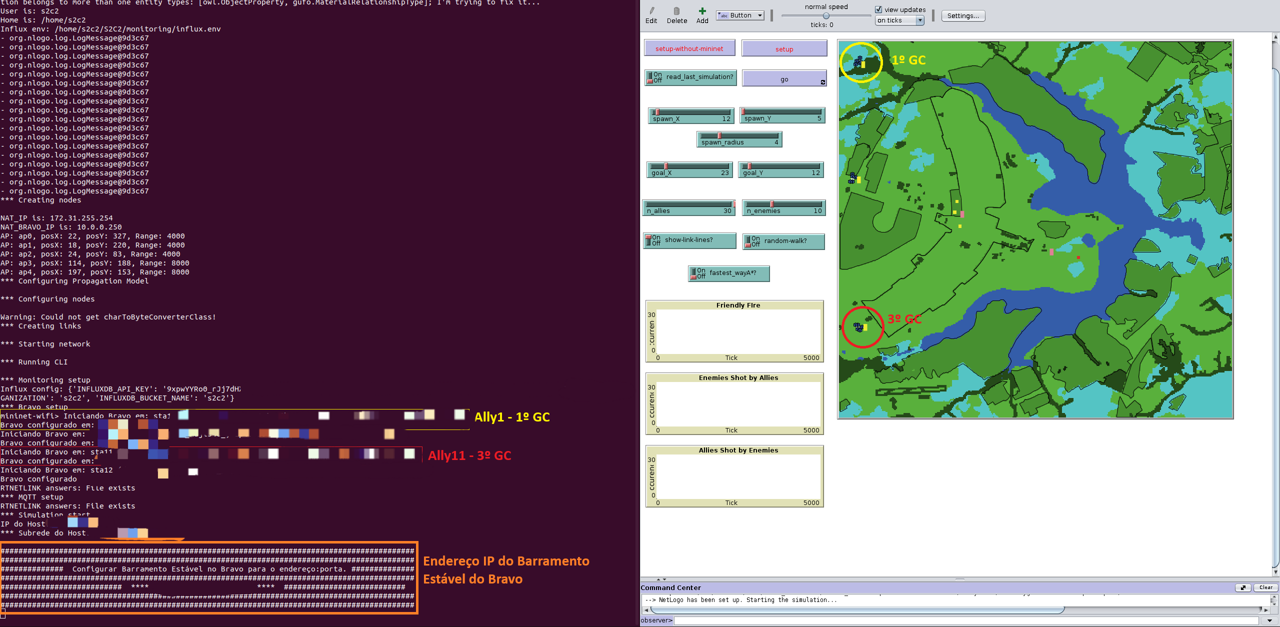 Inicialização da aplicação